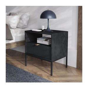 MIRJAN 24 Nočný stolík NOVA 56x54 cm čierna vyobraziť