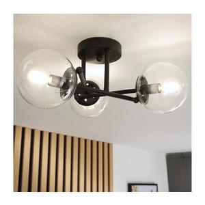 Brilagi - Prisadený luster MALIVA 3xE14/15W/230V čierna/číra LM-3.220/CZARNY/TRANSPARENTNY vyobraziť