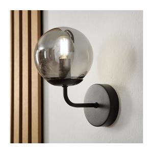 Brilagi - Nástenné svietidlo MALIVA 1xE14/15W/230V čierne/dymové KM-1.220/CZARNY/GREY vyobraziť