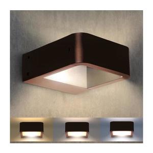 Brilagi - LED vonkajšie svietidlo BARI LED/7W/230V 3000/4000/6000K hnedé IP54 WO-HR60071-OEM-RUST vyobraziť