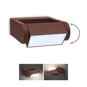 Brilagi - LED Vonkajšie nástenné svietidlo CROTONE LED/7W/230V hnedá IP54 WO-HR60441-OEM-RUST vyobraziť