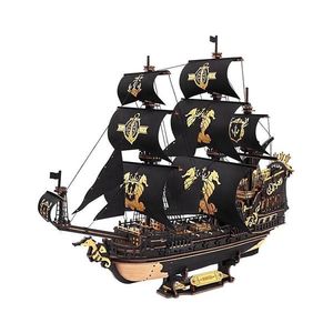 RoboTime - 3D mechanická skladačka Plachetnica Morský koník MCB02 vyobraziť