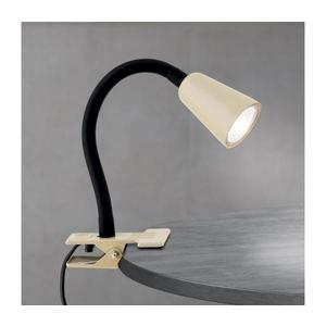 Orion - Flexibilná stolná lampa so svorkou DOTTY 1xGU10/10W/230V béžová/čierna LA 4-1232/1 khaki vyobraziť