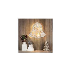 1V296 - LED vianočná dekorácia 9xLED/2xAA, teplá biela, zvonček 1V296 vyobraziť