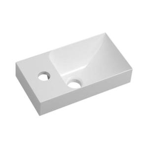 Sapho - Závesné umývadlo PICCOLINO 31x17 cm ľavé/liaty mramor/biela PK300 vyobraziť