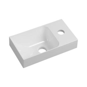 Sapho - Závesné umývadlo PICCOLINO 30x17 cm pravé/liaty mramor/biela PK305 vyobraziť