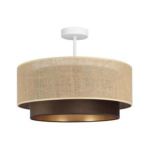 Prisadený luster SARTA 1xE27/60W/230V hnedá/juta H0192 vyobraziť