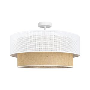 Prisadený luster BORHO 1xE27/60W/230V biela/juta 0251 vyobraziť