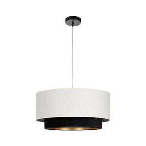 Luster na lanku NATIA 1xE27/60W/230V biela/čierna H0228 vyobraziť