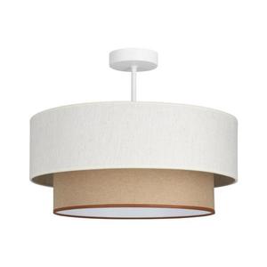 Prisadený luster NATIA 1xE27/60W/230V biela/hnedá H0236 vyobraziť