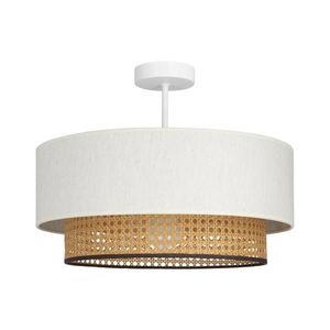 Prisadený luster NATIA 1xE27/60W/230V biela/hnedá H0239 vyobraziť