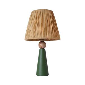 Stolná lampa 1xE27/40W/230V hnedá/zelená 687HMY2203 vyobraziť