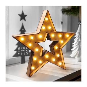 Brilagi - LED vianočná dekorácia LED/2xAA 38x40 cm hviezda 1v1110-OEM1 vyobraziť