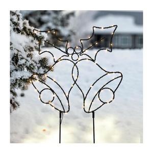 Brilagi - Vonkajšia vianočná LED dekorácia LED/3xAA IP44 55x32 cm zvončeky 1v289-OEM1 vyobraziť