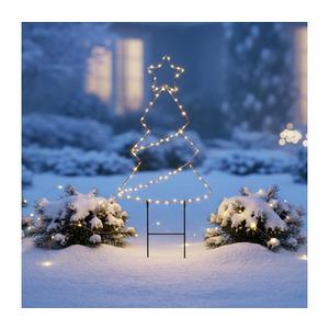 Brilagi - LED Vonkajšia vianočná dekorácia LED/3xAA IP44 68x29 cm stromček 1v290-OEM1 vyobraziť