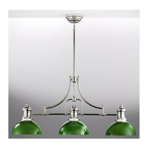 Jupiter 2072 - Luster na tyči PLATINO 3xE27/15W/230V zelená/lesklý chróm 2072 vyobraziť