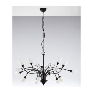 Jupiter 2057 - Luster na reťazi GLORIOSA 15xG9/14W/230V čierny 2057 vyobraziť