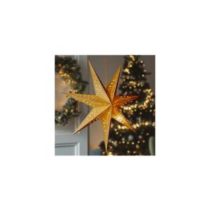 1V295 - LED vianočná dekorácia 20xLED/2xAA 60 cm teplá biela zlatá hviezda 1V295 vyobraziť