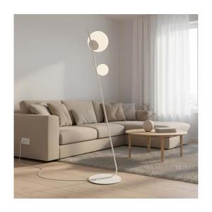 EMIBIG Stojacia lampa TATU 2xG9/8W/230V biela 1505/LP2 vyobraziť