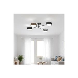 EMIBIG Prisadený luster MAGA 4xE14/10W/230V čierna/hnedá/sivá 1572/4 vyobraziť