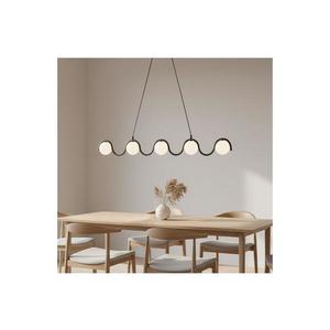 EMIBIG Luster na lane SINUS 5xG9/8W/230V čierna 1582/5 vyobraziť