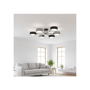 EMIBIG Prisadený luster MAGA 6xE14/10W/230V čierna/sivá 1573/6 vyobraziť