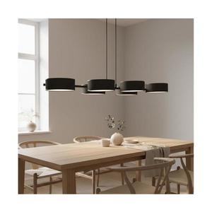 EMIBIG Závesný luster na lanku DRUMZ 6xE14/10W/230V čierny 1562/6 vyobraziť