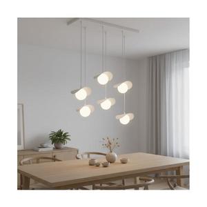 EMIBIG Závesné svietidlo na lanku RITUAL 6xG9/8W/230V, biela 1584/6 vyobraziť