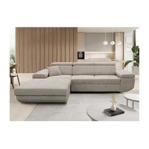 Rozkladacia rohová sedacia súprava s úložným priestorom do L CASTELO ľavá sivá MAXIMO NEW (GANS) LEFT vyobraziť