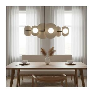 EMIBIG Luster na lanku ELEMENTI 6xG9/8W/230V béžový 1493/6 vyobraziť