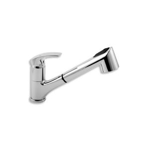 Novaservis - Drezová batéria s vysúvacou sprchou METALIA lesklý chróm 57081, 0 vyobraziť