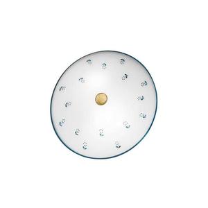 Kolarz 731.U12.4.17- Stropné svietidlo NONNA 2xE14/60W/230V pr. 32 cm modrá/mosadz 731.U12.4.17 vyobraziť