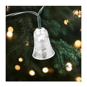 LED vianočný vonkajší reťaz 20xLED/2xAA 2, 2 m IP44 viacfarebné zvončeky 028 0000617 vyobraziť