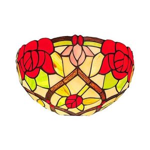 Brilagi - Tiffany vitrážové nástenné svietidlo GARLAN 1xE14/40W/230V 63017 vyobraziť