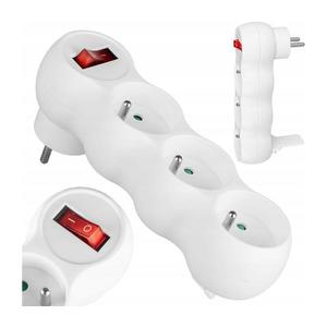 Vayox Rozbočovač zásuviek s vypínačom, 3 zásuvky BX14693 vyobraziť