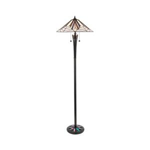 Endon 63934 - Stojaca lampa Tiffany ASTORIA 2xE27/60W/230V pr. 48 cm 63934 vyobraziť