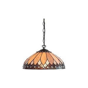 Endon 63977 - Luster na reťazi Tiffany BROOKLYN 1xE27/60W/230V pr. 40 cm 63977 vyobraziť
