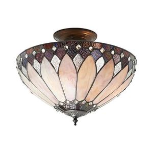 Endon 63978 - Prisadené stropné svietidlo Tiffany BROOKLYN 3xE27/60W/230V, priemer 40 cm 63978 vyobraziť