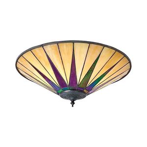 Endon 70240 - Stropné svietidlo Tiffany DARK STAR 2xE27/40W/230V pr. 49 cm 70240 vyobraziť