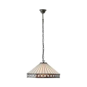 Endon 64147 - Závesný luster na reťazi Tiffany FARGO 1xE27/60W/230V priemer 50 cm 64147 vyobraziť