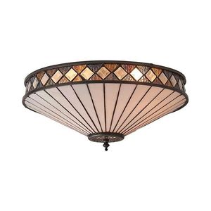 Endon 64145 - Stropné svietidlo Tiffany FARGO 2xE27/60W/230V pr. 41, 5 cm 64145 vyobraziť