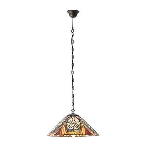 Endon 64162 - Závesný luster Tiffany HECTOR na reťazi 1xE27/60W/230V pr. 40 cm 64162 vyobraziť