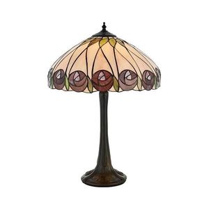 Endon 64177 - Stolná lampa Tiffany HUTCHINSON 1xE27/60W/230V pr. 40 cm 64177 vyobraziť