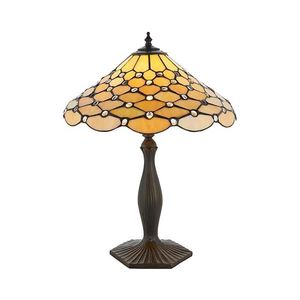 Endon 64301 - Stolná lampa Tiffany PEARL 1xE27/60W/230V Ø 37 cm 64301 vyobraziť