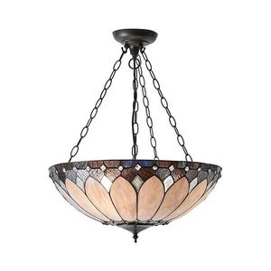 Endon 63976 - Luster na reťazi Tiffany BROOKLYN 3xE27/60W/230V priemer 50 cm 63976 vyobraziť