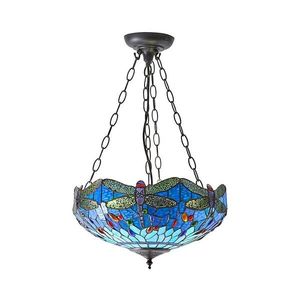 Endon 64075 - Luster na reťazi Tiffany DRAGONFLY 3xE27/60W/230V pr. 41 cm 64075 vyobraziť