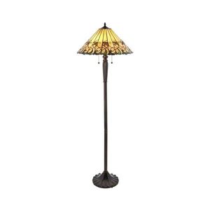 Endon 64192 - Stojacia lampa Tiffany JAMELIA 2×E27/60W/230V Ø 50 cm 64192 vyobraziť