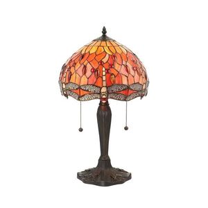 Endon 64092 - Stolná lampa Tiffany DRAGONFLY 2xE27/60W/230V priemer 30 cm 64092 vyobraziť
