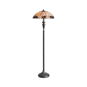 Endon 63972 - Stojacia lampa Tiffany BROOKLYN 2xE27/60W/230V priemer 50 cm 63972 vyobraziť