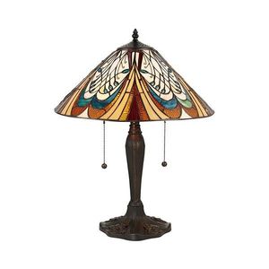 Endon Stolná lampa Tiffany HECTOR 2xE27/60W/230V, priemer 40 cm 64163 vyobraziť